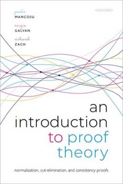 Cover of Introduction to Proof Theory by Paolo Mancosu