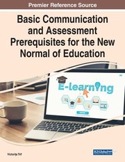 Front cover of Basic Communication and Assessment Prerequisites for the New Normal of Education by Victorita Trif