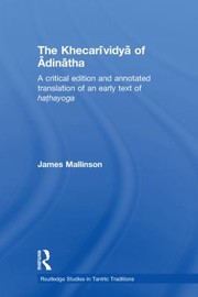 Front cover of Khecarividya of Adinatha by James Mallinson