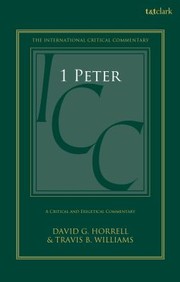 Cover of 1 Peter by David G. Horrell