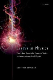 Cover of Essays in Physics by Geoffrey Brooker