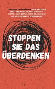 Cover of Stoppen Sie das Überdenken by Nick Trenton