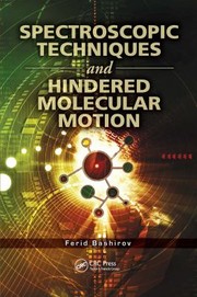 Cover of Spectroscopic techniques and hindered molecular motion by Ferid Bashirov