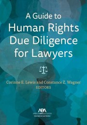 Front cover of Human Rights Due Diligence for Lawyers by Corinne Lewis