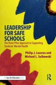 Front cover of Leadership for Safe Schools by Philip J. Lazarus