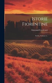 Cover of Istorie Fiorentine by Giovanni Cavalcanti