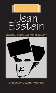 Front cover of Jean Epstein by Christophe Wall-Romana