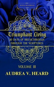 Cover of Triumphant Living by Audrea V. Abraham