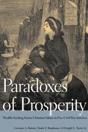 Front cover of Paradoxes of prosperity by Lorman Ratner