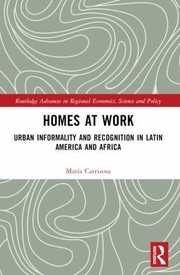 Cover of Homes at Work by María Carrizosa