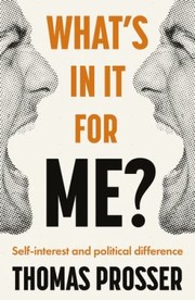 Front cover of What's in It for Me? by Thomas Prosser