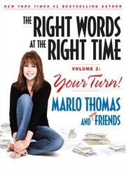 Front cover of The Right Words at the Right Time, Vol. 2 by Marlo Thomas