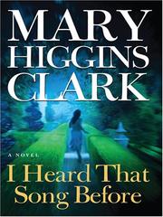 Front cover of I Heard That Song Before by Mary Higgins Clark