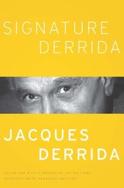 Cover of Signature Derrida by Jacques Derrida