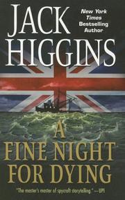 Cover of A Fine Night for Dying by Henry Patterson