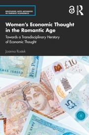 Front cover of Women's Economic Thought in the Romantic Age by Joanna Rostek