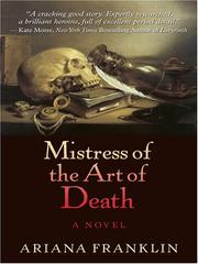 Front cover of Mistress of the Art of Death by Ariana Franklin