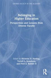 Front cover of Belonging in Higher Education by Nicholas D. Hartlep
