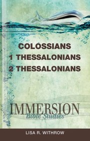 Front cover of Colossians, 1 & 2 Thessalonians by Lisa R. Withrow