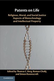 Front cover of Patents on Life by Thomas C. Berg
