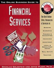 Cover of The online business guide to financial services by Douglas E. Goldstein