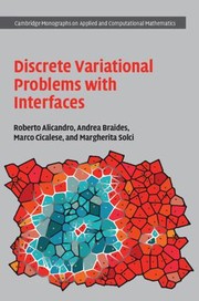 Cover of Discrete Variational Problems with Interfaces by Roberto Alicandro