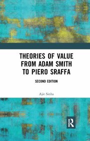 Cover of Theories of Value from Adam Smith to Piero Sraffa by Ajit Sinha