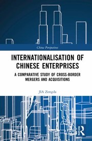 Front cover of Internationalisation of Chinese Enterprises by Zongda Jia