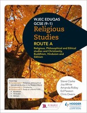 Front cover of WJEC Eduqas GCSE  Religious Studies Route a by Steve Clarke
