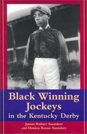 Front cover of Black winning jockeys in the Kentucky Derby by James Robert Saunders
