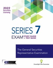 Front cover of Series 7 Study Guide 2022 + Test Bank by The Securities Institute of America