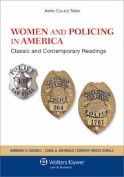 Front cover of Women and policing in America by Kimberly D. Hassell