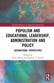Front cover of Populism and Educational Leadership, Administration and Policy by Peter V. Milley