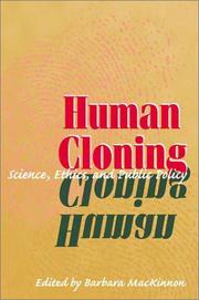 Cover of Human Cloning by Barbara MacKinnon