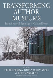 Cover of Transforming Author Museums by Ulrike Spring