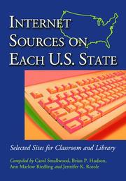 Front cover of Internet sources on each U.S. state by Carol Smallwood