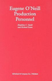 Front cover of Eugene O'Neill production personnel by Madeline C. Smith