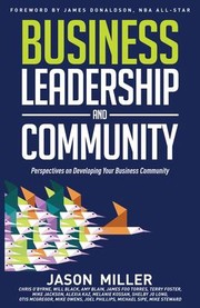 Cover of Business Leadership and Community by Jason Miller