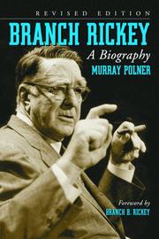 Cover of Branch Rickey by Murray Polner