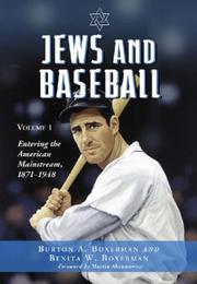 Cover of Jews and baseball by Burton A. Boxerman
