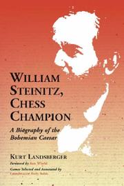 Front cover of William Steinitz, Chess Champion by Kurt Landsberger