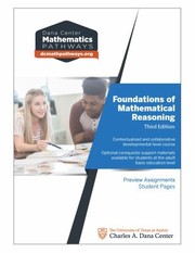 Cover of Foundations of Mathematical Reasoning Third Edition Preview Assignments Student Pages by The University of Texas at Austin