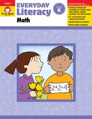Front cover of Everyday Literacy Math Grade K by Evan-Moor Educational Publishers