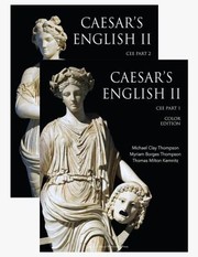 Cover of Caesar's English II, Classical Education Edition by Michael Clay Thompson