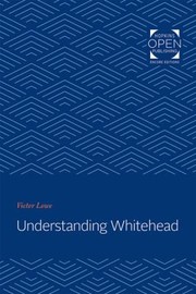 Cover of Understanding Whitehead by Victor Lowe