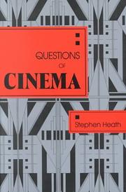 Front cover of Questions of cinema by Stephen Heath