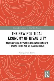 Front cover of New Political Economy of Disability by Georgia van Toorn