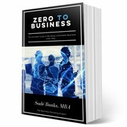 Front cover of Zero to Business by Sade Banks