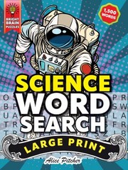 Front cover of Science Word Search Large Print by Alice Pitcher