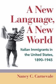 Front cover of A new language, a new world by Nancy C. Carnevale